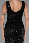 Robe de Soirée Longue Noir ABU5281