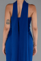 Robe Queue de Poisson Longue Bleu Saxe ABU5282