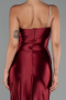 Robe De Soirée Longue Rouge Bordeaux ABU5022