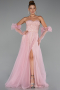 Robe de Soirée Longue Poudre ABU5291