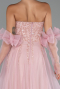 Robe de Soirée Longue Poudre ABU5291