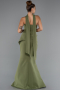 Robe Queue de Poisson Longue Kaki ABU5329
