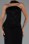 Robe de Soirée Longue Noir ABU5320