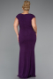 Robe Grande Taille Longue Violet ABU5317