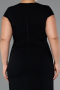 Robe De Invitation Grande Taille Midi Noir ABK2445