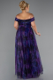 Robe De Soirée Grande Taille Longue Violet ABU5263