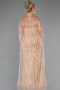 Robe De Mariée Grande Taille Longue Perlé Or ABU5328