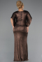 Robe De Soirée Grande Taille Longue Cuivre ABU3280