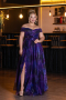Robe De Soirée Grande Taille Longue Violet ABU5263