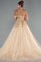 Robe Haute Couture Longue Or ABU5343