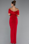 Robe de Soirée Longue Rouge ABU5352