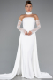 Robe de Soirée Longue Blanc ABU5355