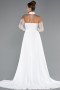 Robe de Soirée Longue Blanc ABU5355