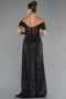 Robe de Soirée Longue Noir ABU5338