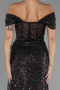 Robe de Soirée Longue Noir ABU5338