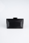 Sac de Soirée Luxe Satin Noir V740