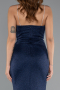 Robe de Soirée Longue Bleu Marine ABU5389