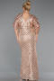 Robe de Soirée Grande Taille Longue Or ABU2309