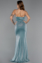 Robe De Soirée Longue Turquoise ABU5245