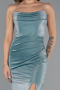 Robe De Soirée Longue Turquoise ABU5245