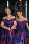 Robe De Soirée Grande Taille Longue Bleu Marine ABU5263