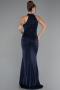 Robe de Soirée Longue Bleu Marine ABU5426