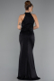 Robe de Soirée Longue Noir ABU5426