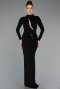 Robe de Soirée Longue Noir ABU5430