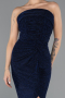 Robe de Soirée Longue Bleu Marine ABU5445