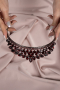 Accessoire de Cheveux Rouge Bordeaux UK983