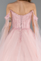 Robe De Fiançailles Grande Taille Longue Poudre ABU5470