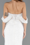 Robe de Mariée Grande Taillev Longue Dantelle Blanc ABG170
