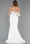 Robe de Mariée Grande Taillev Longue Dantelle Blanc ABG170