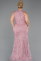 Robe De Soirée Grande Taille Perlé Longue Poudre ABU5063