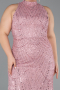 Robe De Soirée Grande Taille Perlé Longue Poudre ABU5063