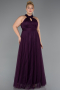 Robe De Soirée Grande Taille Longue Violet ABU3253