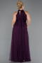 Robe De Soirée Grande Taille Longue Violet ABU3253