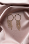 Boucle D'Oreille Or-Rose séchée UK555