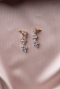 Boucle d'Oreille Or-Rose séchée UK932