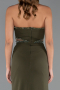 Robe de Soirée Longue Kaki ABU5476