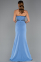 Robe de Soirée Longue Indigo ABU5476