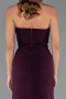Robe de Soirée Longue Violet Foncé ABU5476