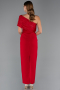 Robe de Cérémonie Midi Rouge ABK2337