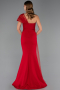 Robe de Soirée Longue Rouge ABU4969