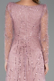 Robe de Cérémonie Midi Perlé Poudre ABK2469
