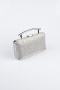 Sac de Soirée Luxe A motifs Platine SH857