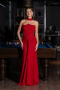 Robe de Soirée Longue Rouge ABU5476