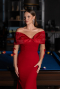 Robe de Soirée Longue Rouge ABU4343
