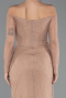 Robe de Soirée Longue Dantelle Pelure D'oignon ABU5509