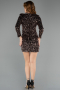 Tenue de Soirée Mini Velours à Paillettes Cuivre ABK2477
